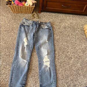 KanCan Light Blue Distressed Skinny Jeans